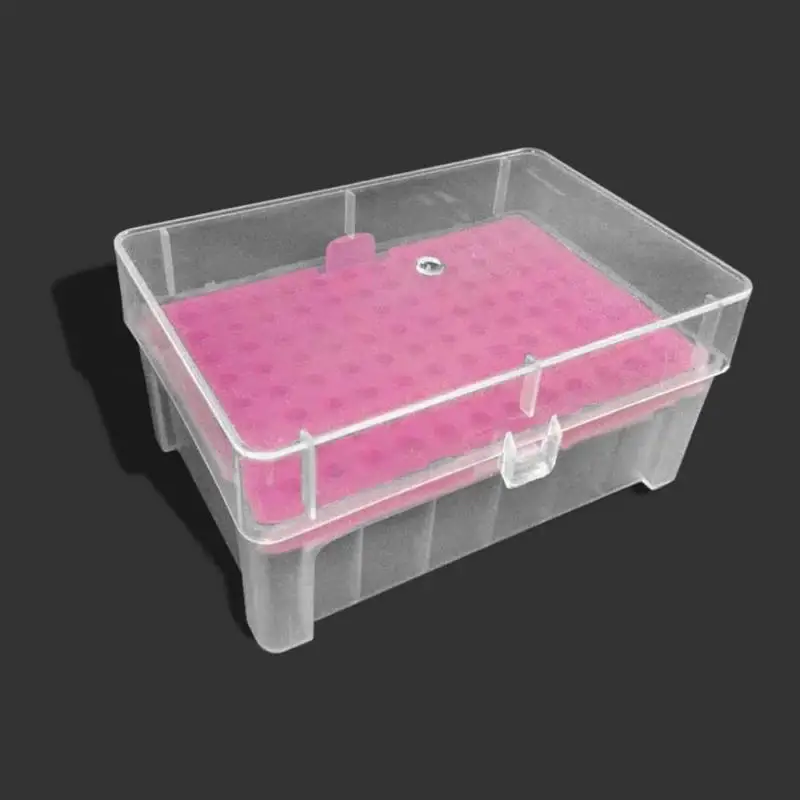 1pcs Tip Box Plastic Box for Pipette Tips 200ul 96 Wells Laboratory Equipment