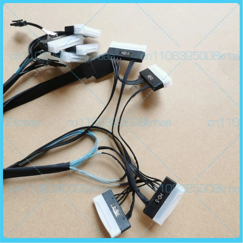 

For Dell SAS 4.0 SFF-8654 to 8482 8-bit 8/16-bit SAS Hard Disk Data Cable XHTPN