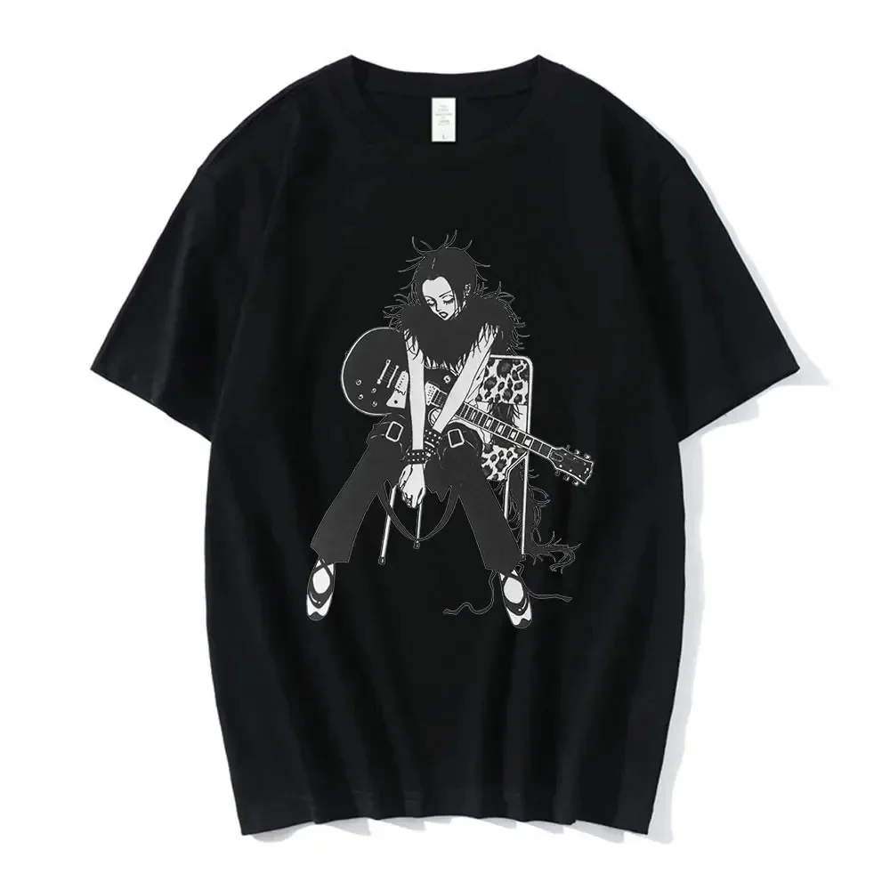 Nana Osaki Shirt Cotton High Quality men Pop Culture Retro Graphic Grunge top tees Retro Pastel 80s hip hop Pop Culture kawaii