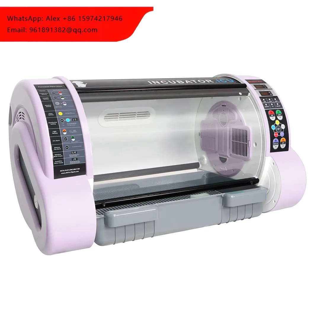 

Animal Medical Equipment Home/Clinic Use ICU Pet Incubator Portable Incubator Vet Incubator For Dog Cat