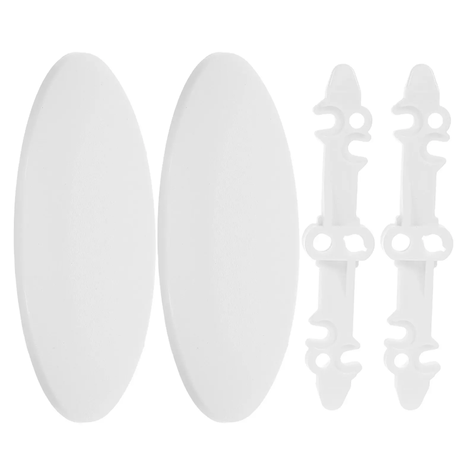 2Pcs Ceiling Box Cover Plate White Plastic Round Electrical Junction Box Cover Ceiling Hole Plate 3.5 5 Inch