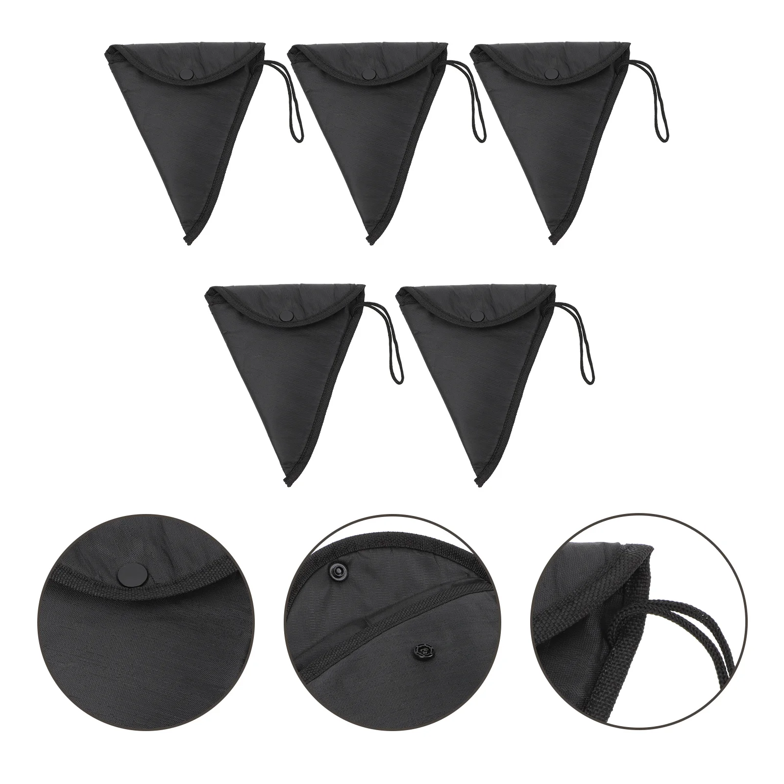 

5pcs Oxford Cloth Ocarina Storage Bag 12 Hole Waterproof Non-Slip Pouch For Musical Instrument Portable Organizer