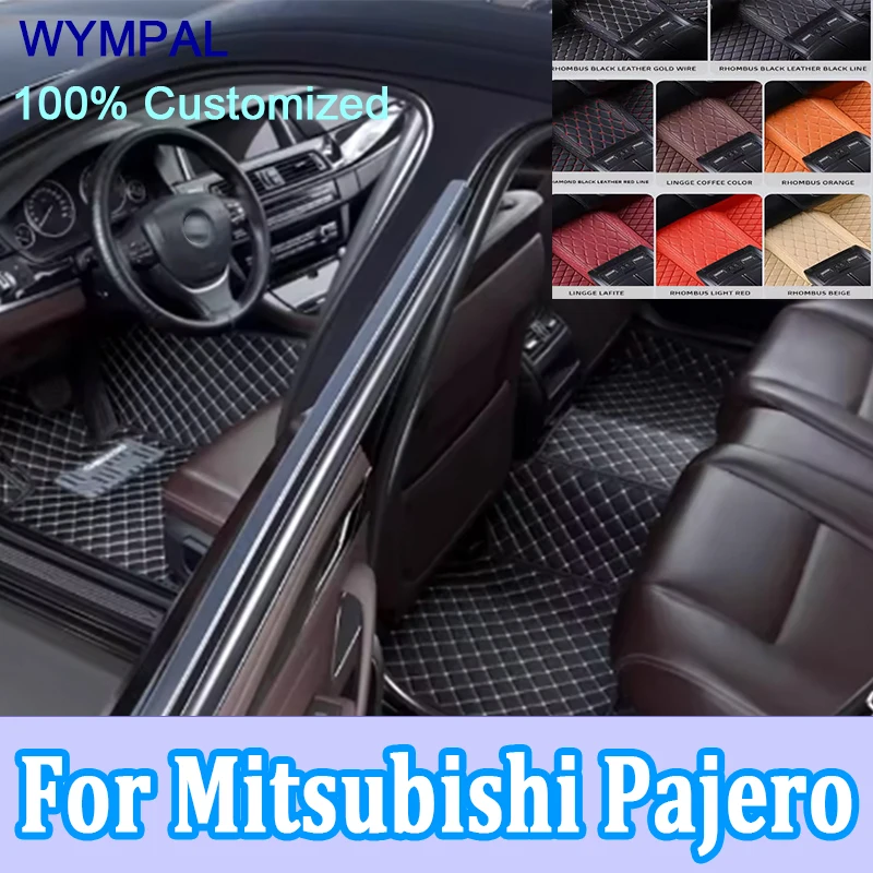 

Luxury Car Floor Mats For Mitsubishi Pajero Sport 2015 2014 2013 2012 2011 (5 seats) Interior Styling Auto Waterproof Carpets