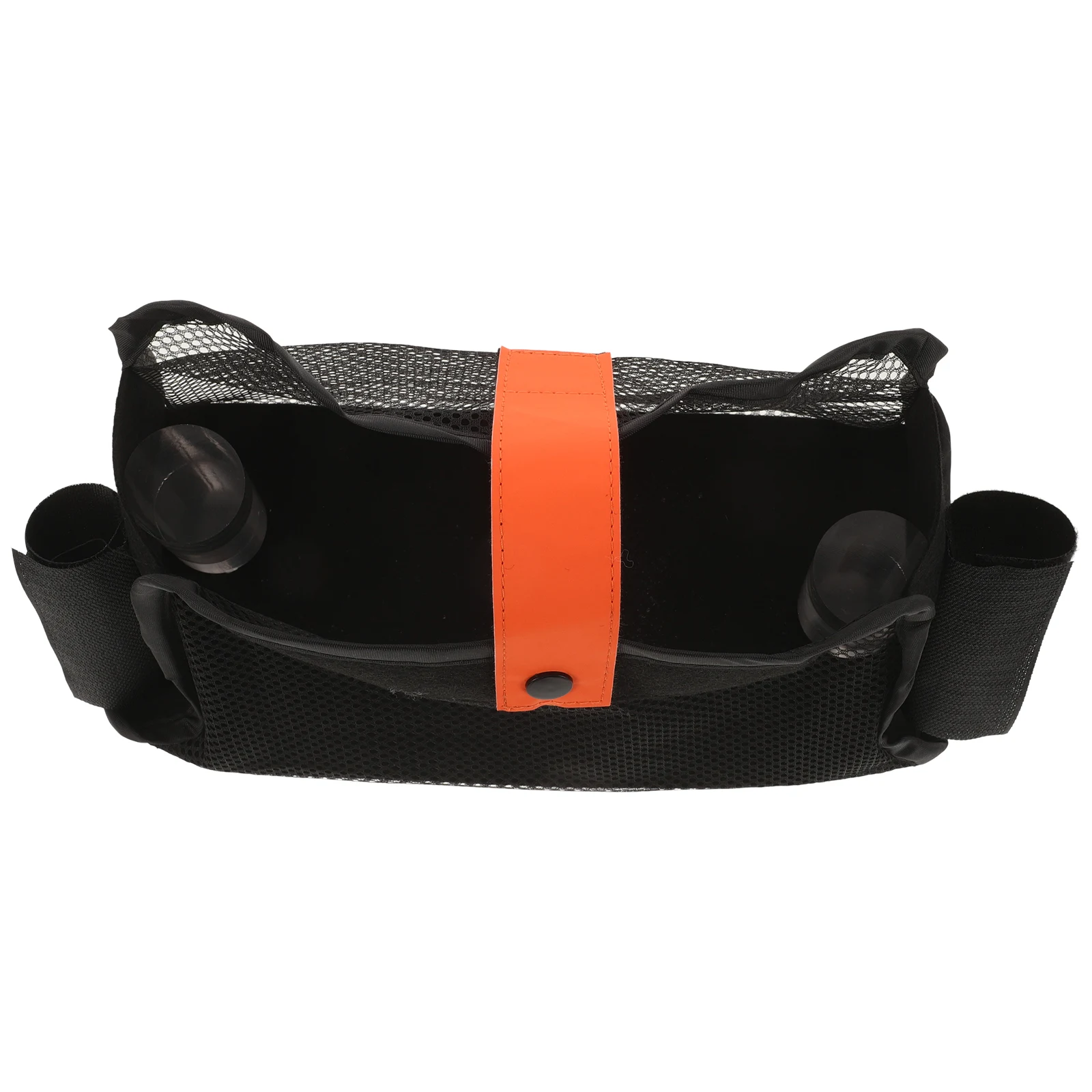 

Portable Baby Bottom Basket Hanging Feeding Net Pocket Clip on Storage Bag Black ganizer Mesh Design Extra Space Secure Frame
