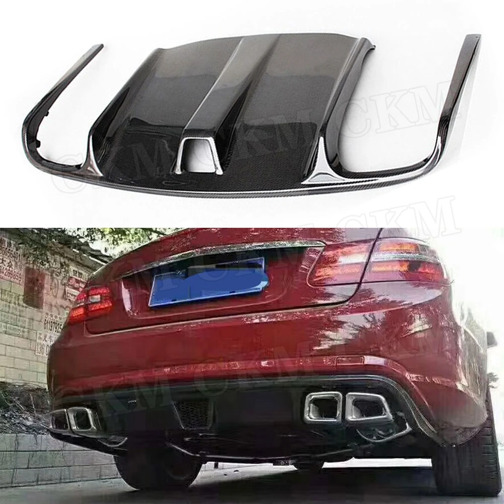 

Carbon Fiber For Mercedes Benz W207 C207 Coupe E260 E300 E350 Sport 2 Door 2009 - 2012 Diffuser Rear Bumper Extension