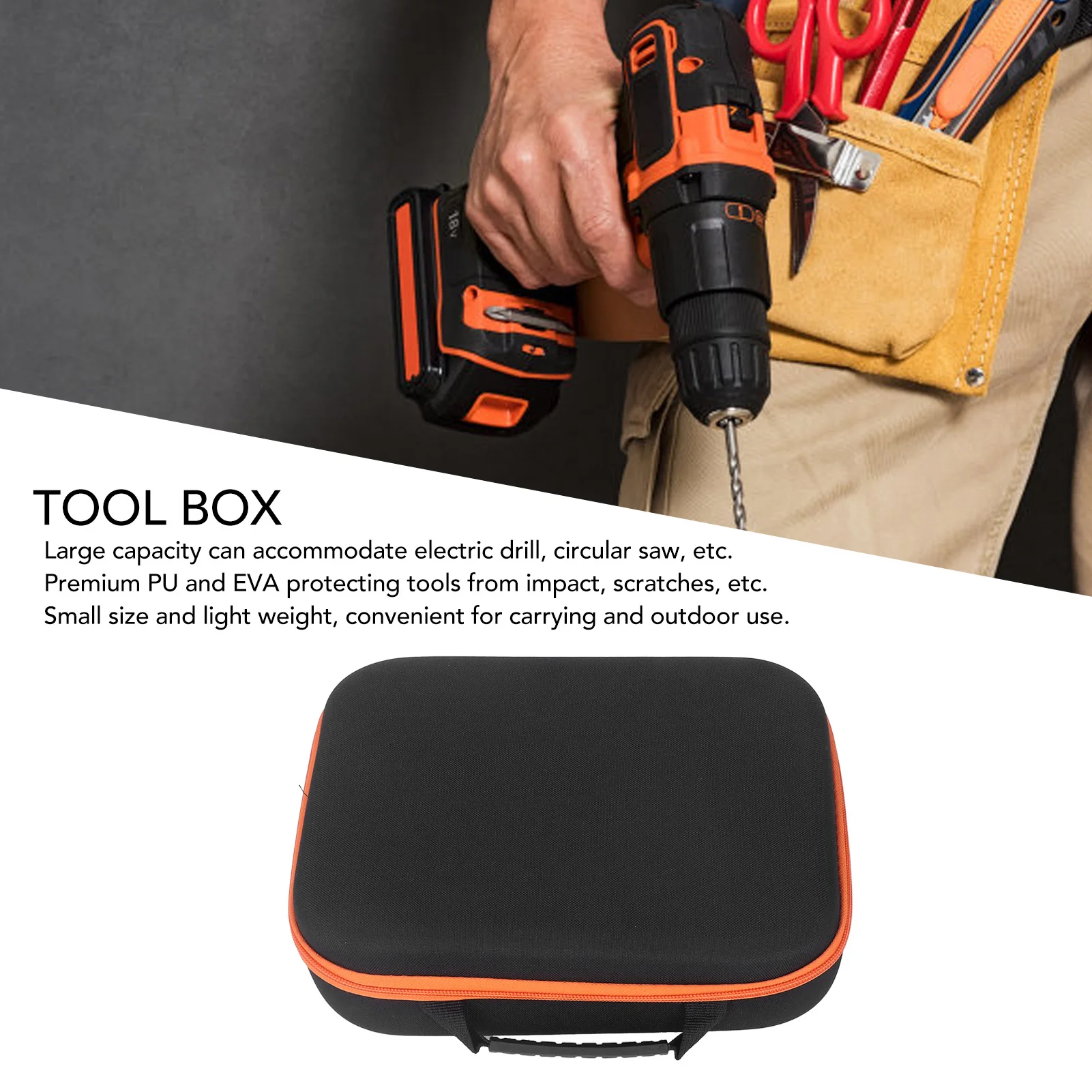 Tool Bag Tool Case Tools Storage Bag  Design Portable Carrying Box for Outdoor Working Tool Storage Case Tool Carrying Bag