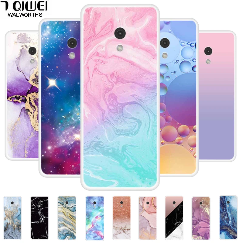 Funda para Nokia 235 4G 2024, Funda Protectora Transparente de TPU con Diseño de Mármol para Nokia 215/220 4G 2024