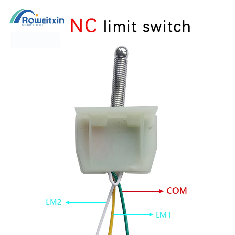 Sliding Door Motor Universal Travel Positioner Magnetic Limit Switch Normalopen (NO) Spring limit switch Normalclose (NC)