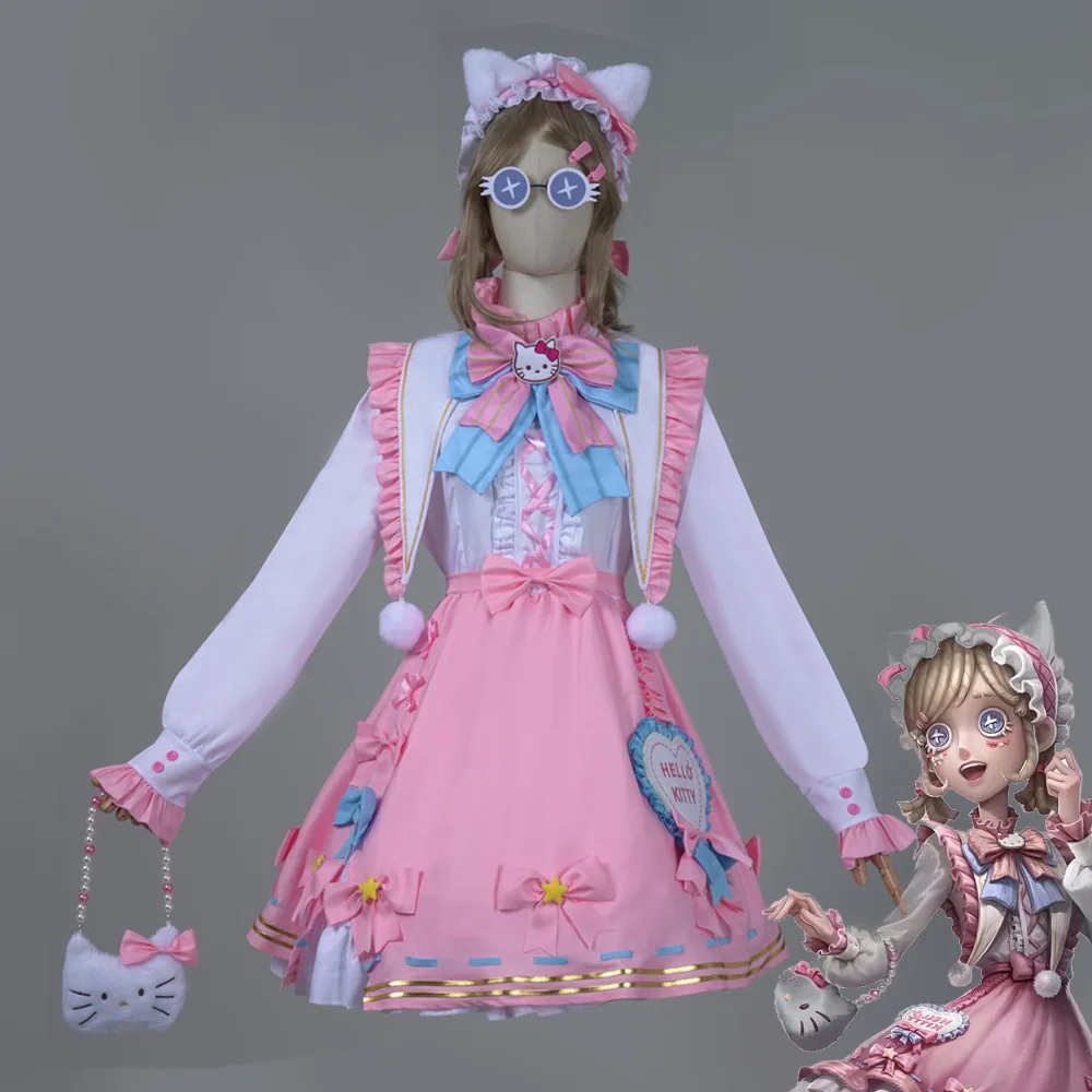 

Fifth Personality Linkage Gardener Cos Suit Sanrio Cos Suit Emma Woods Cosplay Full Costume