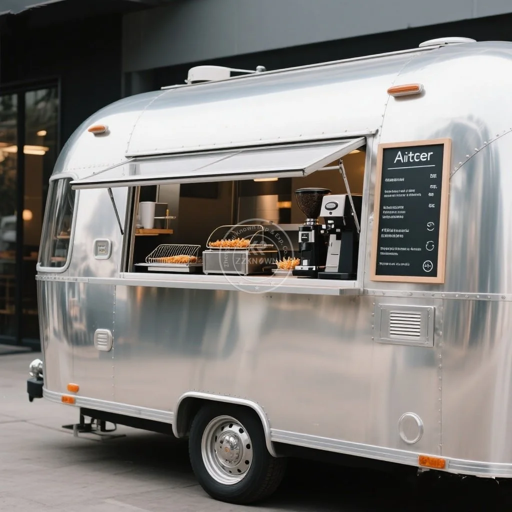 

2025 NEW Street Food Truck Mobile Kitchen Fully Equipped Outdoor Food Cart Ice Cream Truck Coffee Kiosk Concession Food Trailer
