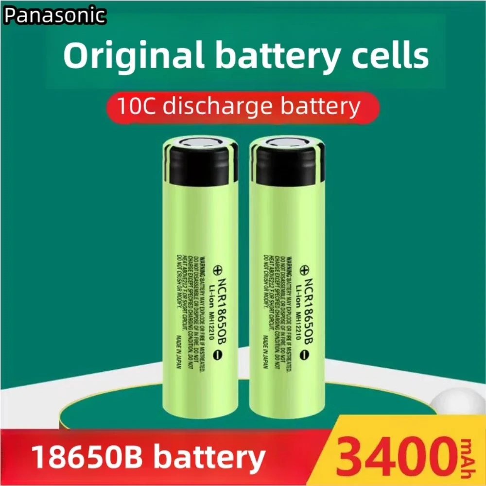 

Panasonic 100% brand new original NCR18650B 3.7V 3400mAh battery 18650 flashlight toy car camera lithium rechargeable battery