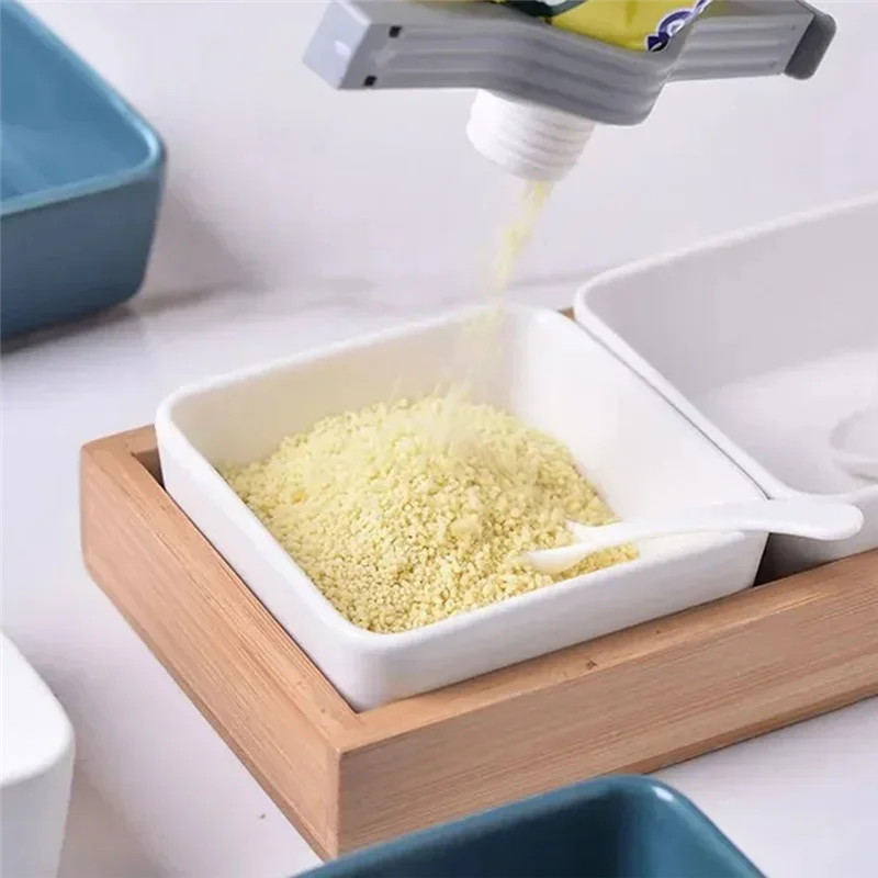 

【Горячие продажи】запечатывающий зажим с винтовой крышкой, мешок для приправ, мешок для сухого молока, соли, герметичный зажим, зажим для закусок, зажим для хранения свежести, гаджет