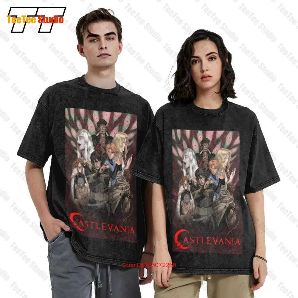 Poster Art Castlevania Vintage Oversized T-Shirt X6FJ