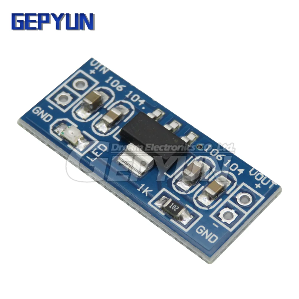 AMS1117 4.5-7V turn 3.3V DC-DC Step down Power Supply Module