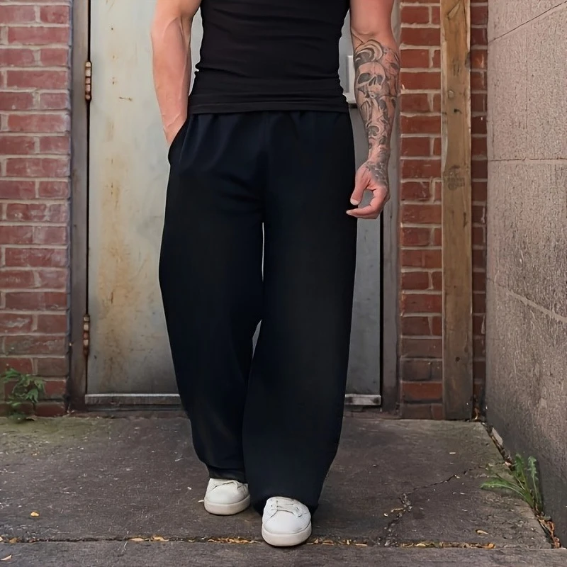 

Men's Jogging Pants, Street Trend Pants, Autumn and Winter New Styles, Straight Leg Pants Suitable for Both Men and Women