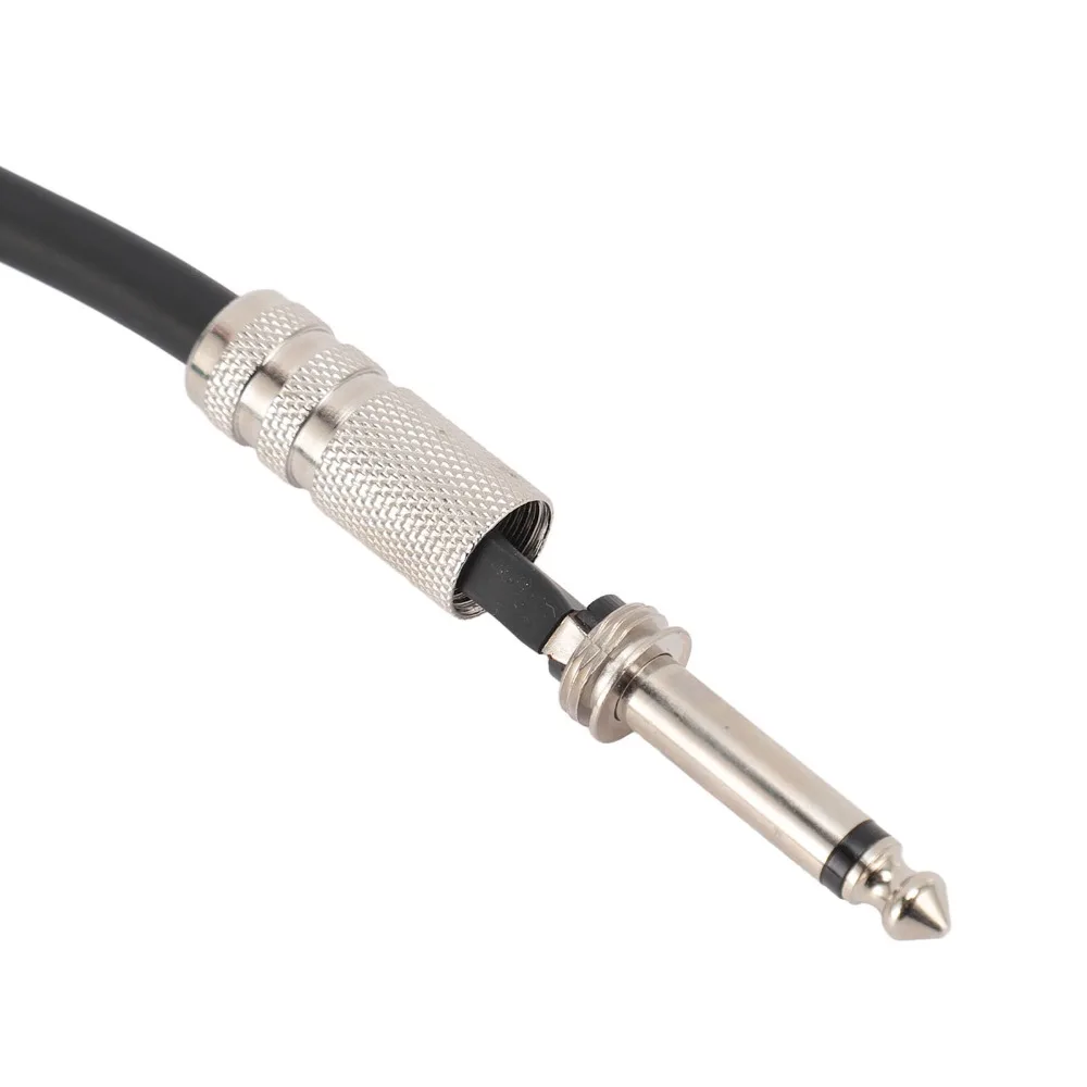 6.35mm to 6.35mm 1/4 Inch Electric Guitar Cable Noise Reduction Low Noise Instrument Cable Sound Instrument Cord for Amplifiers