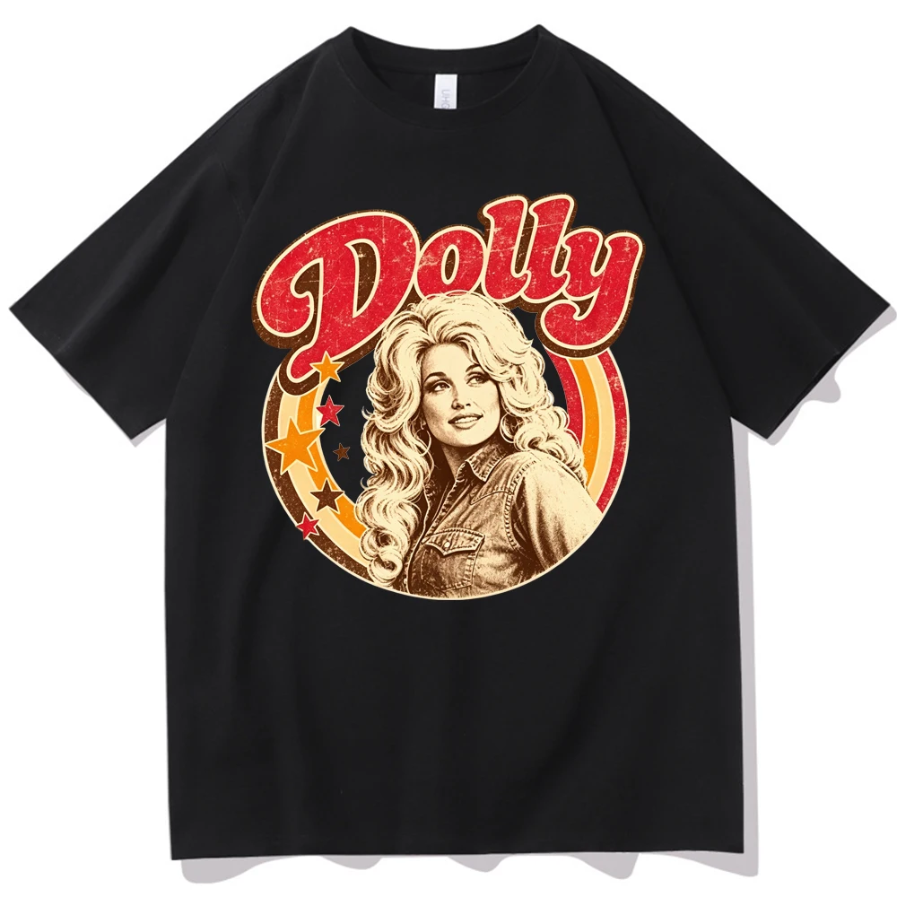 RIP Dolly Parton Memorial T-shirt Retro Country Music Legend Portrait Shirt for Fan Gift