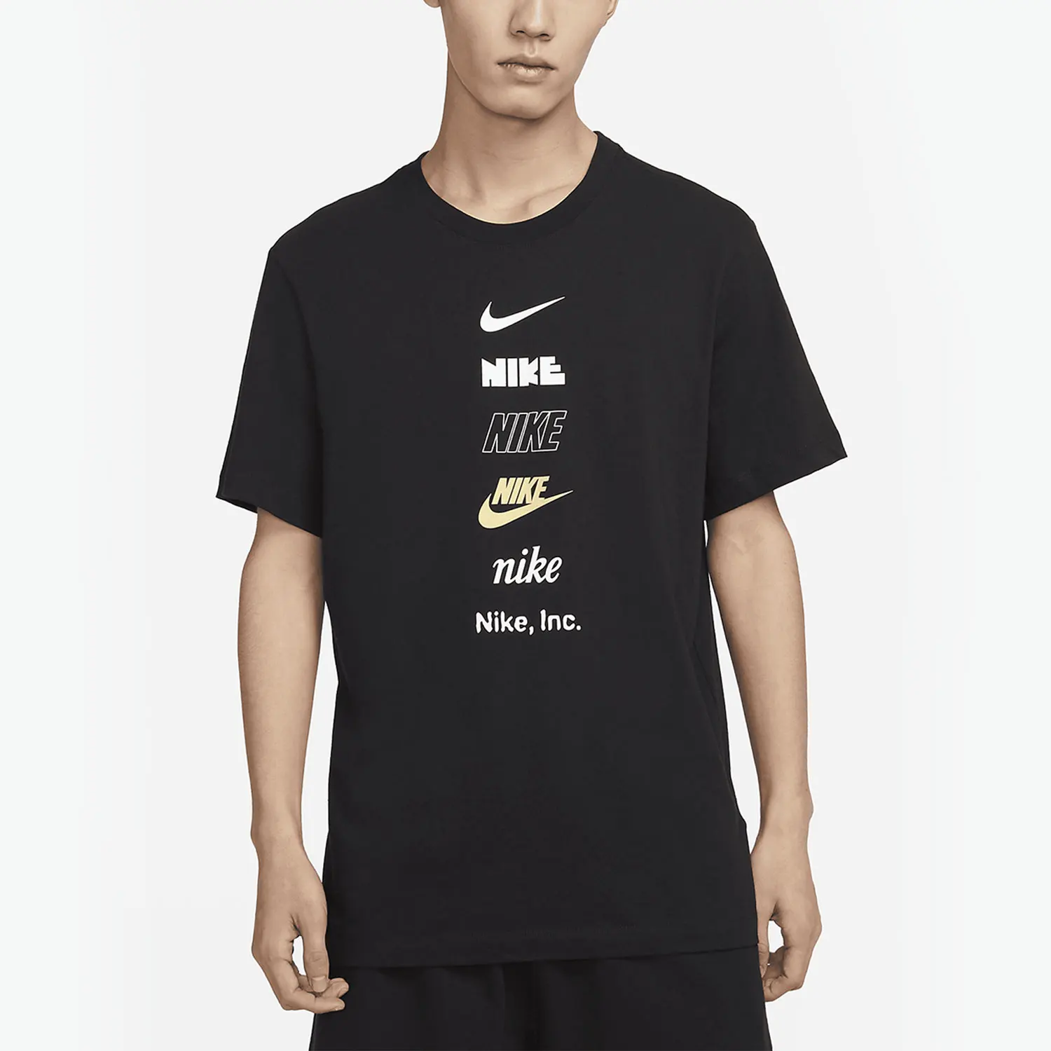 

Nike genuine 2023 summer new breathable round neck men's sports short sleeved shirt DZ2876-010