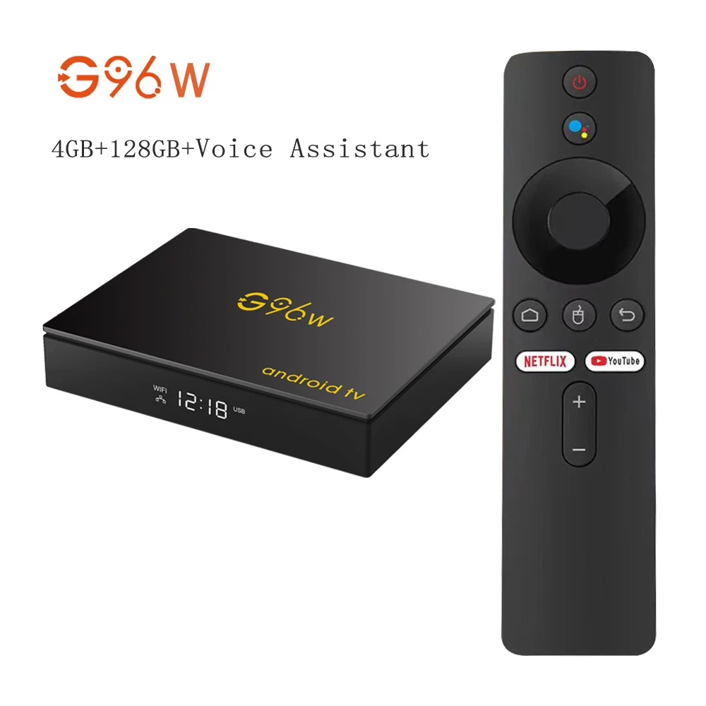 Smart Andriod13 TV Box 8K Ultra HD Google Assistant Amlogic S905W2 Quad core Streaming Media Player 4 gb128gb Netflix Youtube