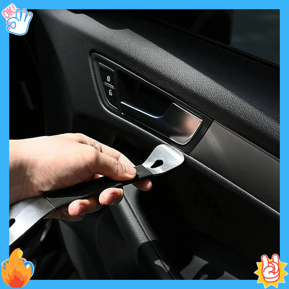 Profesjonalne narzędzia do naprawy samochodów, łom ze stali nierdzewnej do demontażu paneli drzwiowych, montażu systemów audio i nawigacji, narzędzia dekoracyjne.