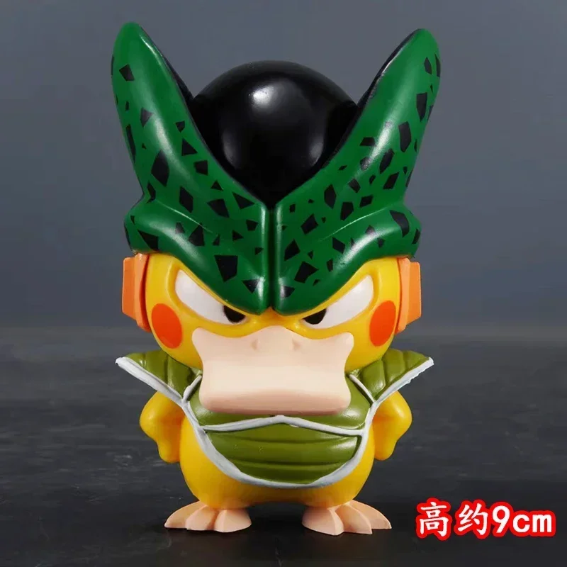 Dragon ball anime periféricos estatueta psyduck estátua figura de ação coleção decoração modelo bonito presente de aniversário de natal