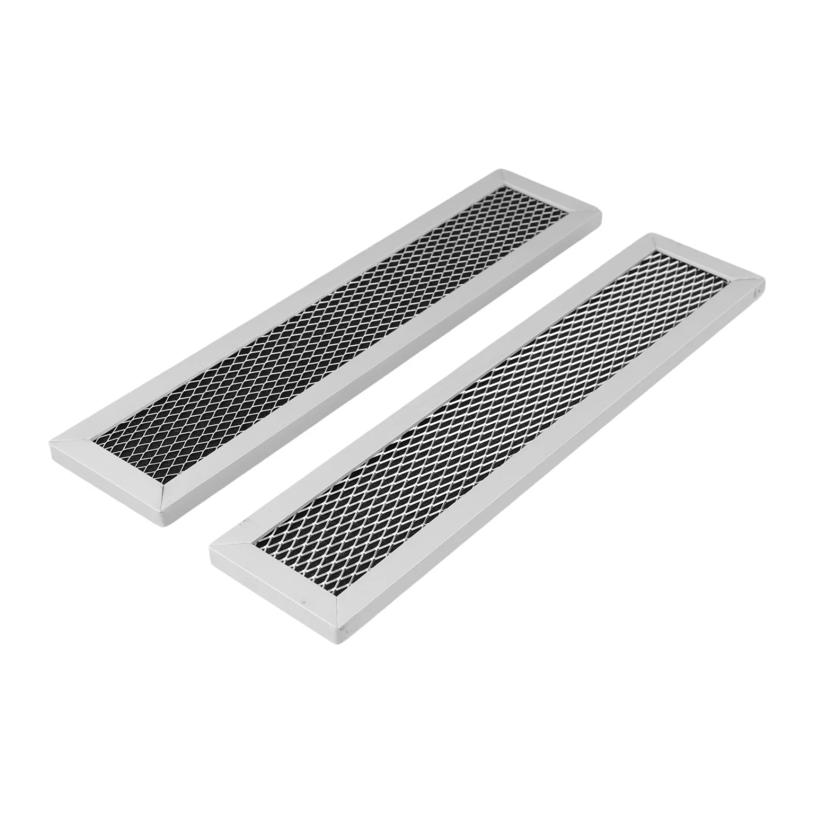 2PCS Activated Carbon Microwave Filter For GE JX81D WB02X10943 Absorption Aluminum Vent Replacement Part Kitchen Air Quality