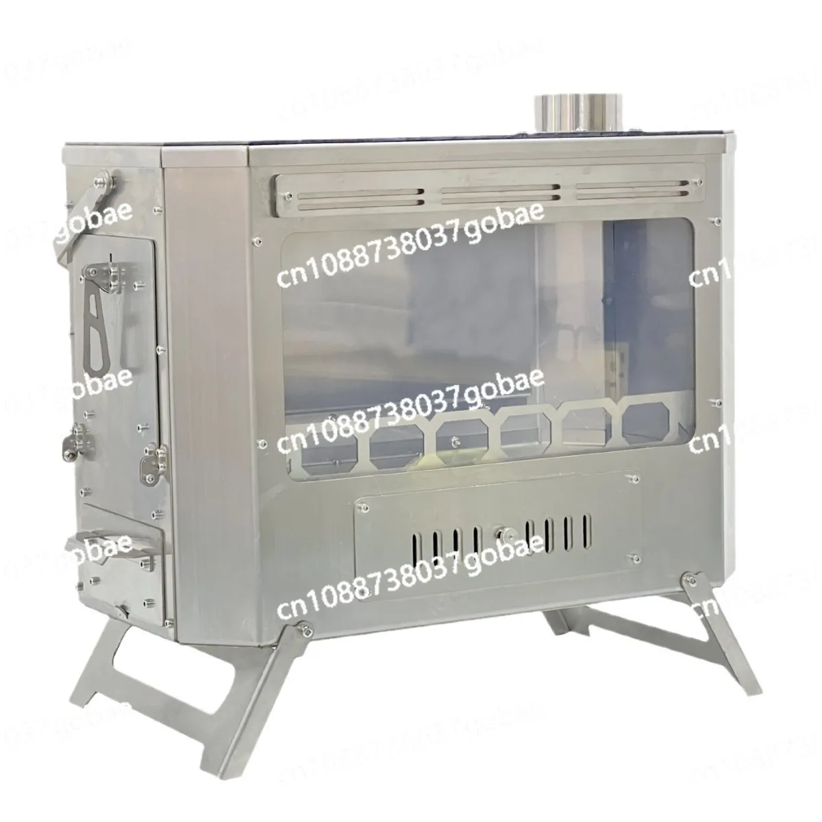 

Outdoor camping Stainless steel wood stove Portable stove Multifunctional picnic outdoor tent stove