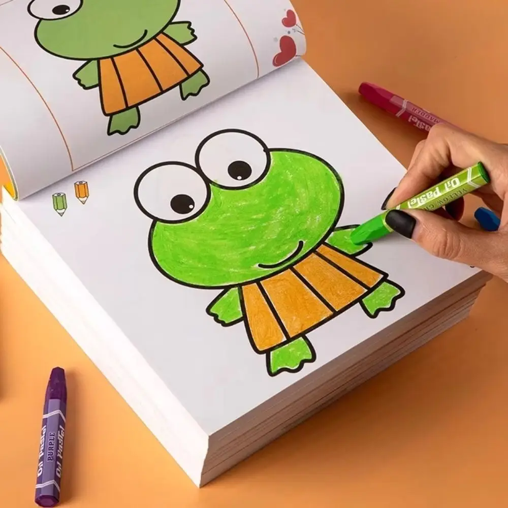 

160 Page Children's Painted Painting Book Enlightenment Stationery Baby Picture Book Early Education Doodling Coloring Book