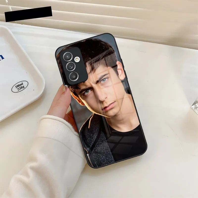 Aidan Gallagher Phone Case Tempered Glass For Samsung A34 A52 A14 A54 A51 A22 A32 A72 S22 S23 Ultra Note 20 10 Pro Plus Coque