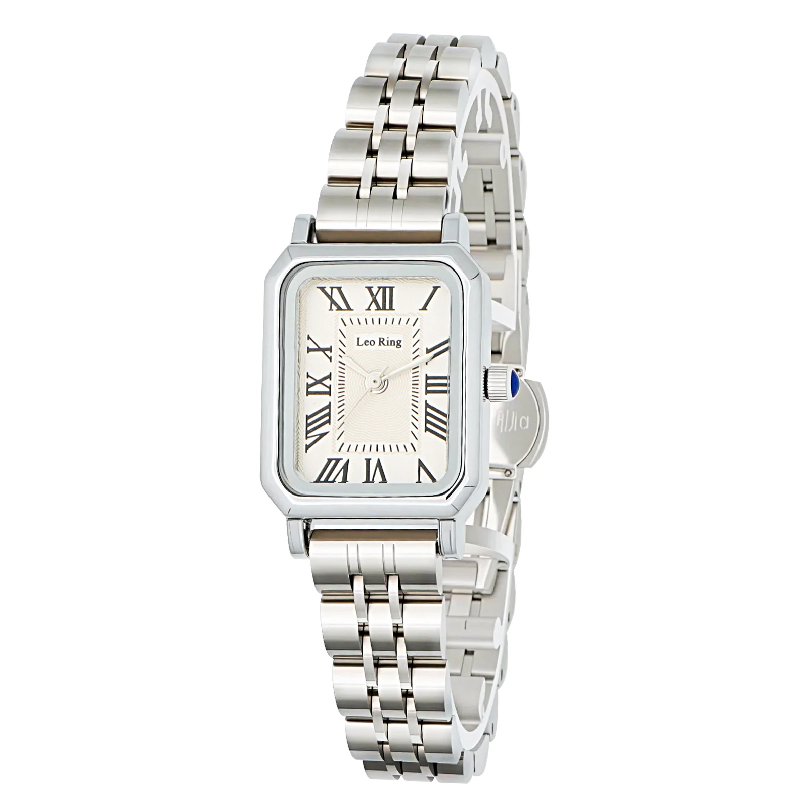 Luxury women's quartz watch with stainless steel strap, casual and stylish, a light luxury gift, includes watch adjustment tools