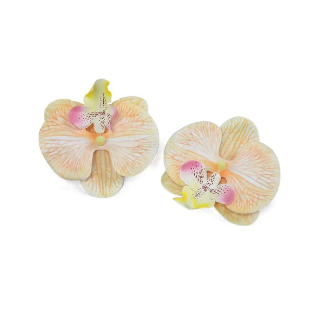 

2pcs Korean Style Butterfly Orchid Artificial Flower Scrapbooking DIY Artificial Butterfly Orchid Handmade 8.5cm
