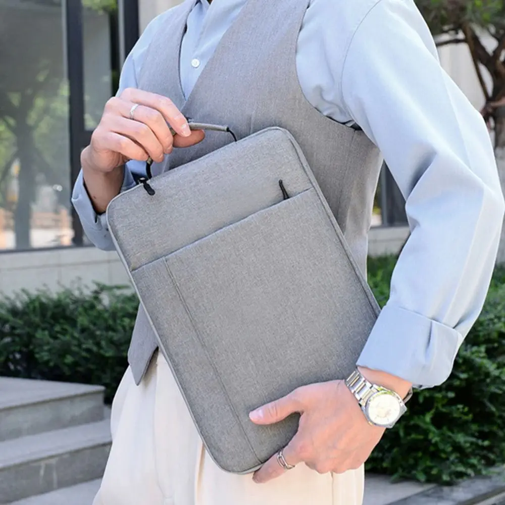 Compartments Carry Case Tablet PC Bags Office Document Pouch Business Laptop Package Men Briefcases Laptop Protective Bag