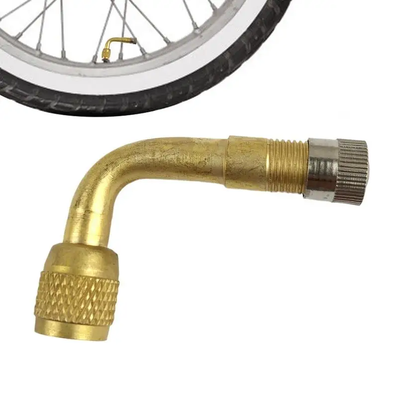 Tire Valve Extension Pole Motorcycle Air Inflation Adapter Car Auto Truck Full Brass Wheel Tire Valve Stem Extension Pole