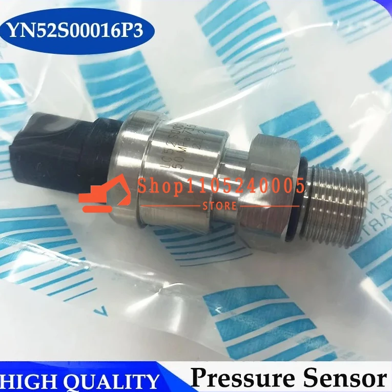 

YN52S00016P3 Запасные части для экскаваторов Датчик давления KM15-1CC для SK200-5 SK200-6 SK250-6 Запчасти для экскаваторов