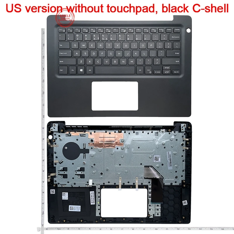 

New Palmrest top case cover for DELL VOSTRO 14-5481 V5481 15-5581 V5581 0H52M6 0K8CNV US Keyboard Upper case