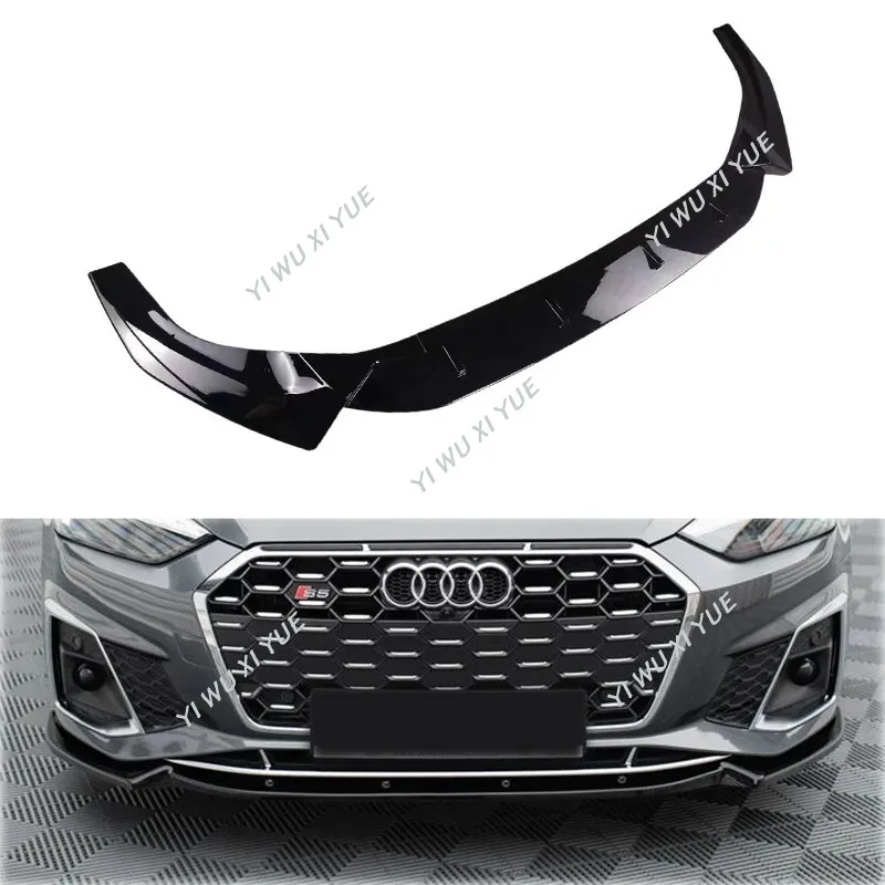 

For Audi A5 S-Line S5 F5 Facelift 2019 -2024 Maxton Style car Front Bumper Lower Diffuser Spoiler Splitter Deflector Tuning