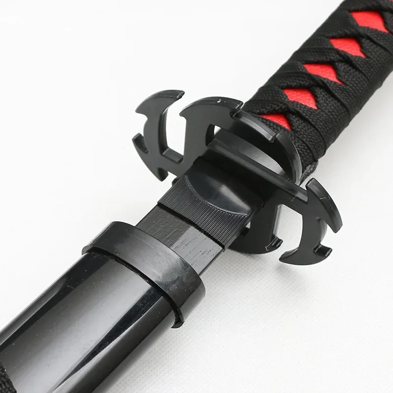 40 Zoll Anime Bleach Schwert Ninja-Klinge Messer Aizen Sousuke Cosplay Requisiten-Schwert Originalgetreues Japanisches Katana Samurai-Säbel Spielzeug Geschenk – Detail 12