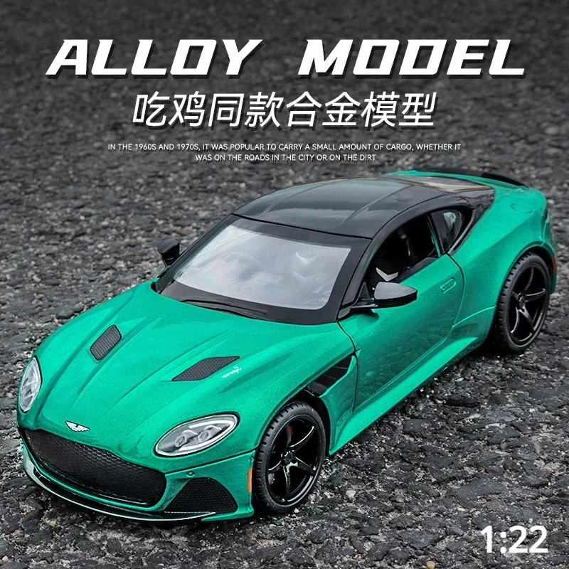 

1:22 Aston Martin DBS Superlaggera Alloy Model Car Toy Diecasts Metal Casting Sound and Light Car Toys For Children Vehicle