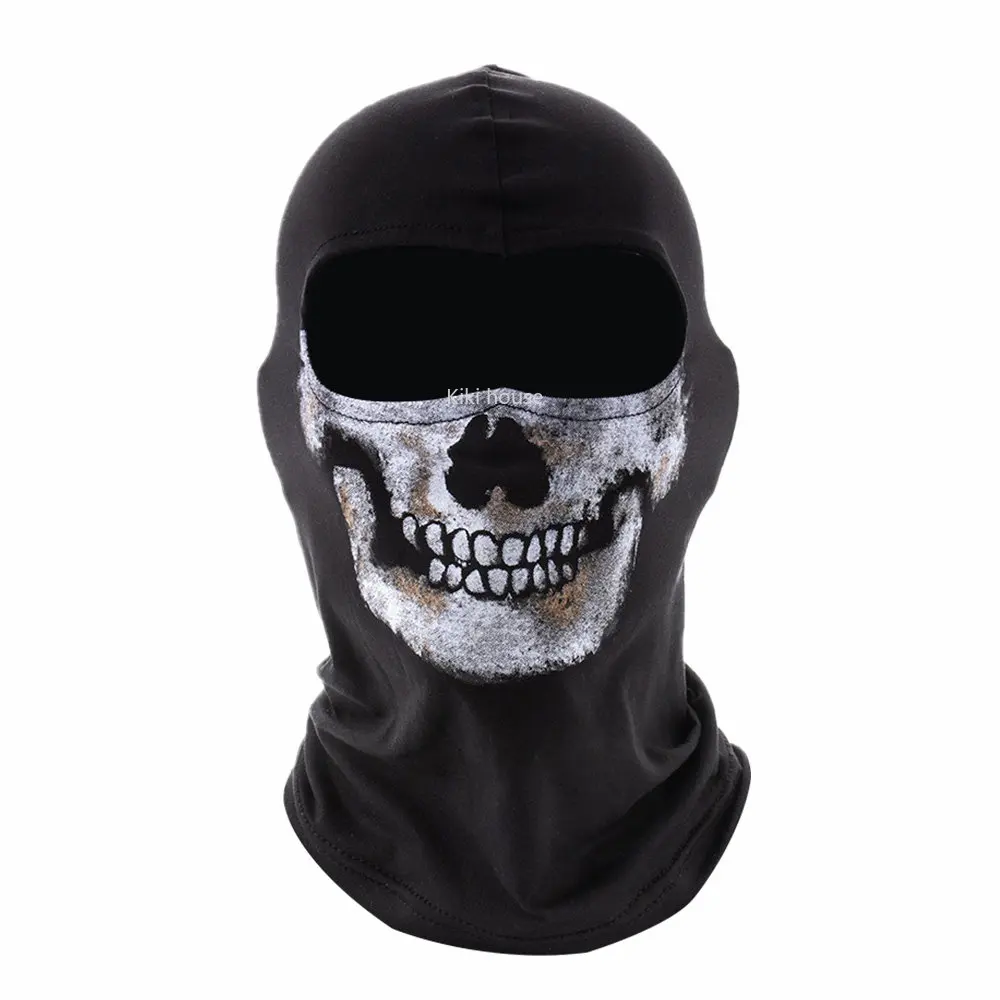 Motorcycles Bicycle Ski Skull Balaclava Mask Cosplay Scary Ghost Face War Game Skeleton Riding Outdoor Headwear Windproof Masks