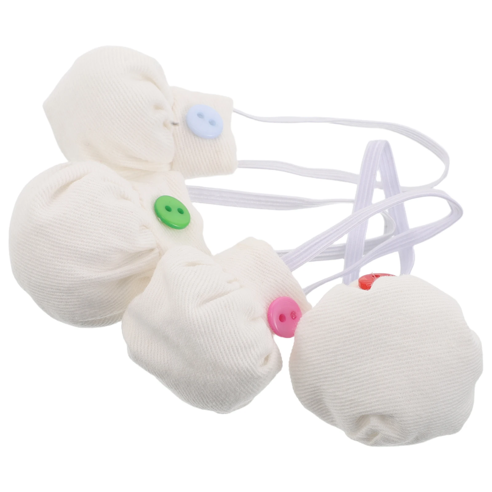 

4 Pcs Chef Hat Decoration Bakers Clothes for Toys DIY Baby Outfit Stuffed Animals