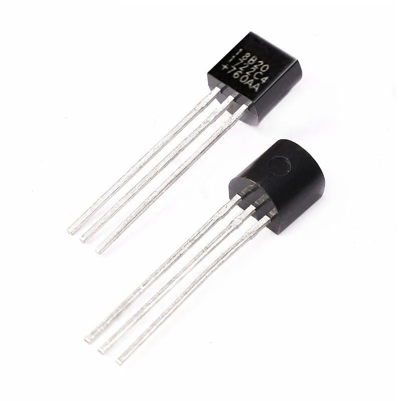 

1/2-200/500Pcs DIP DS18B20 Chip Programmable Digital Thermometer IC Temperature sensor Temperature Acquisition TO-92