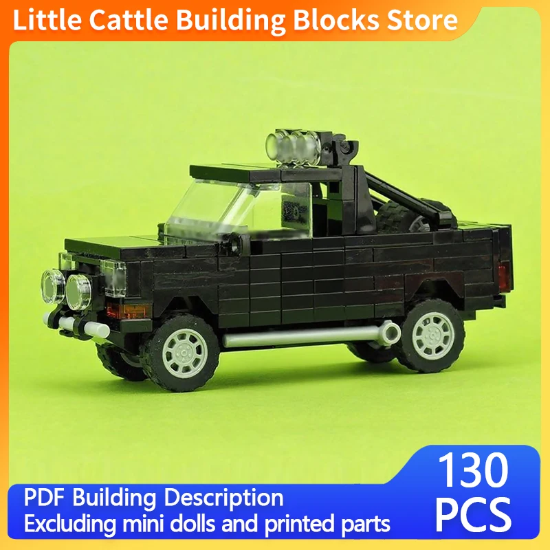 City Car Model MOC Building Bricks Medium Sport Utility Vehicle Modular Technology Children Holiday Gifts Assemble Toys Suit
