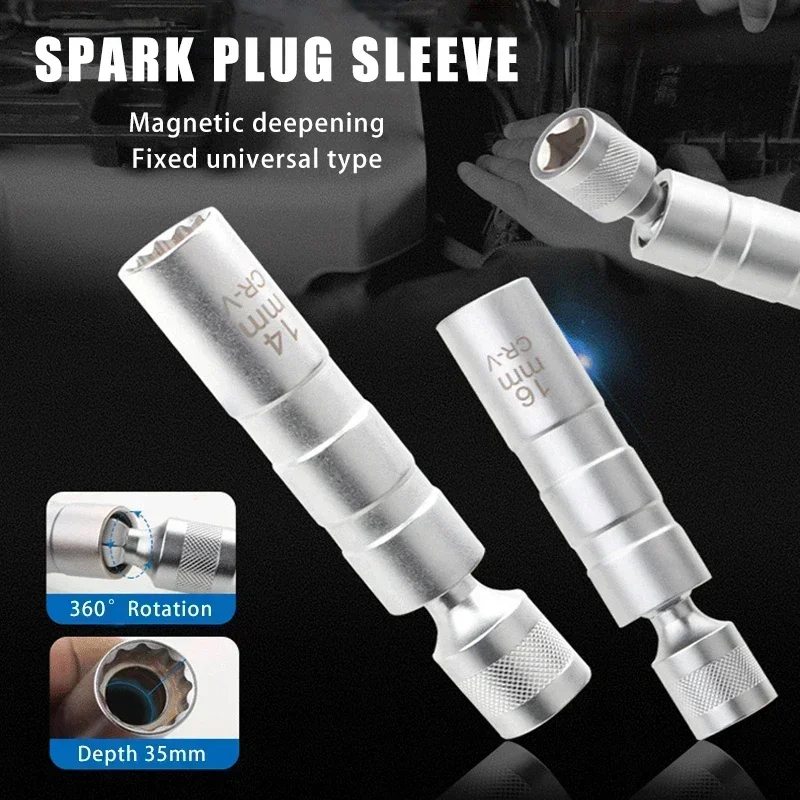 

Wall Magnetic Wrench Removal Extend 12 Drive Spark 14mm Tool 16mm Auto Sockets Angle Thin Tool Repair Repairing Socket Plug 3/8"