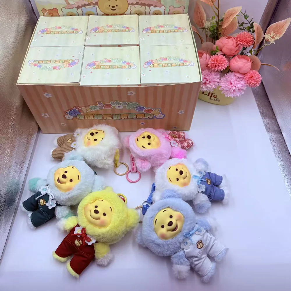 

New Disney Winnie The Pooh Candy Series Blind Box Cute Vinyl Face Pendant Pupu Bear Doll Fashion Trend Toy Kids festival Gift