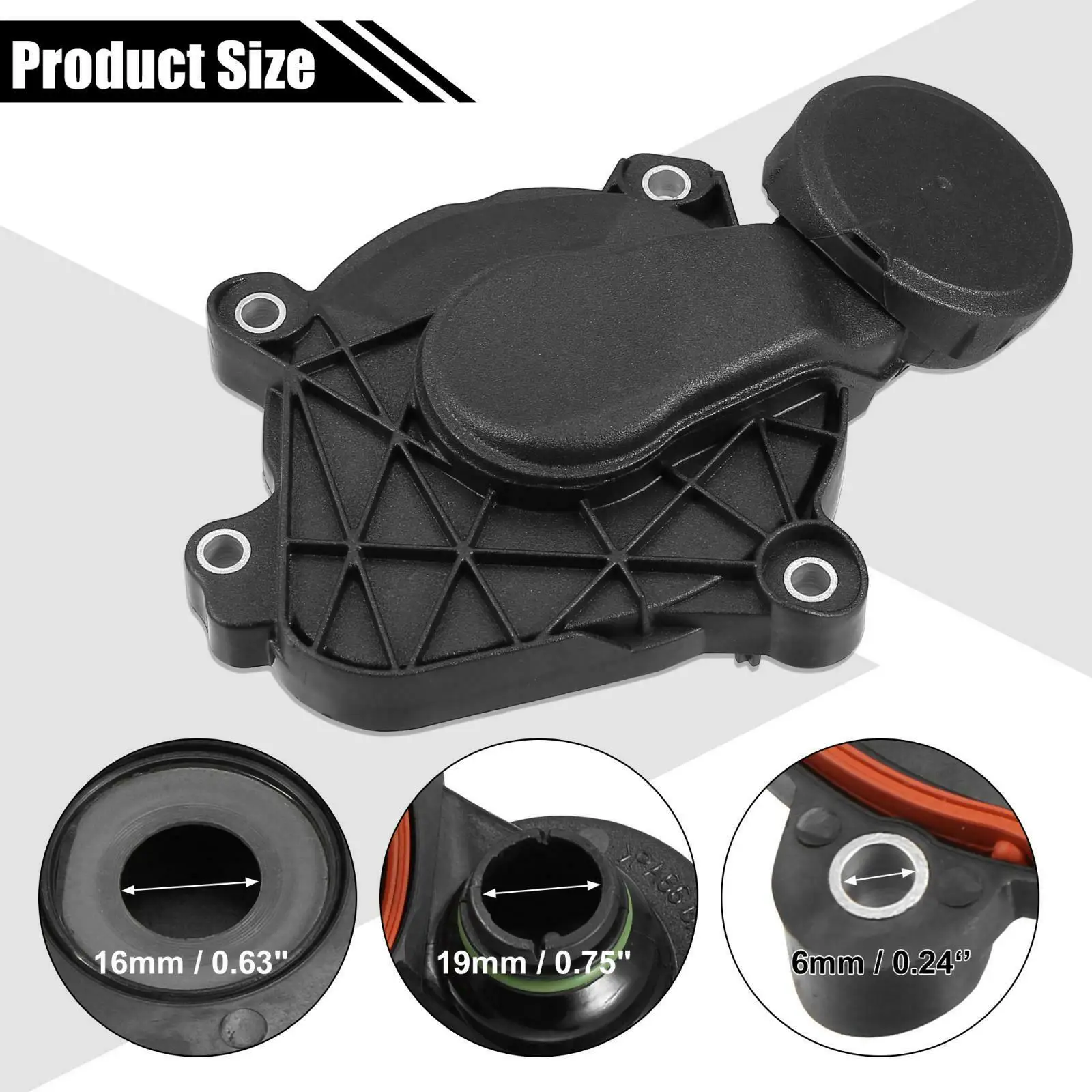 Engine Crankcase Vent Valve for Mercedes-Benz M276 C350 GLE350 2760100331 Oil Separator Cover