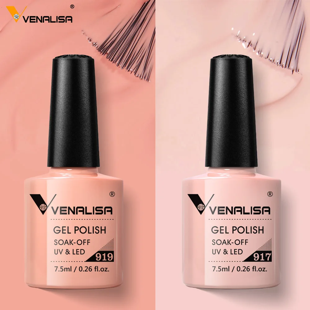 7,5 ml VENALISA Nagel Gel Polnisch Hohe Qualität Nail art Salon 60 Farben Tränken weg vom UV LED Nagel Gel Lack camouflage Farbe Lack