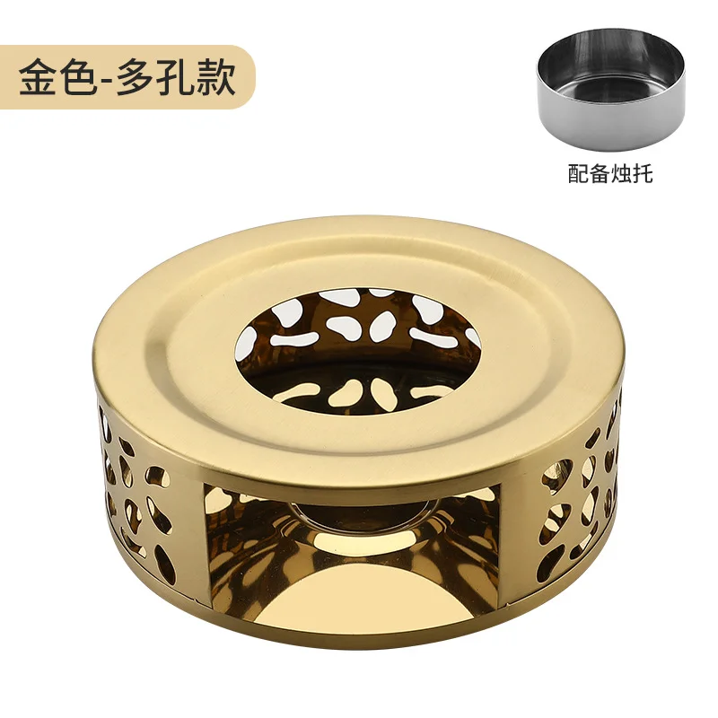 Stainless Steel Heating Base Tea Lights Heater Hollow Teapot Warmer Tealight Holder Metal Make Warmers for