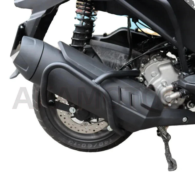 Modified Muffler Exhaust Pipe Bumper / with Anti-fall Rubber for Loncin Voge Lx250t Sr250gt