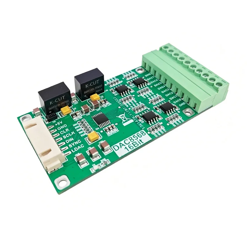 kdt8568dac-053-dac-modulo-dac8568-dac-a-16-bit-a-8-canali-con-uscita-±10v-dac-di-precisione-a-bassa-velocita-con-interfaccia-spi-per-arduino-stm32