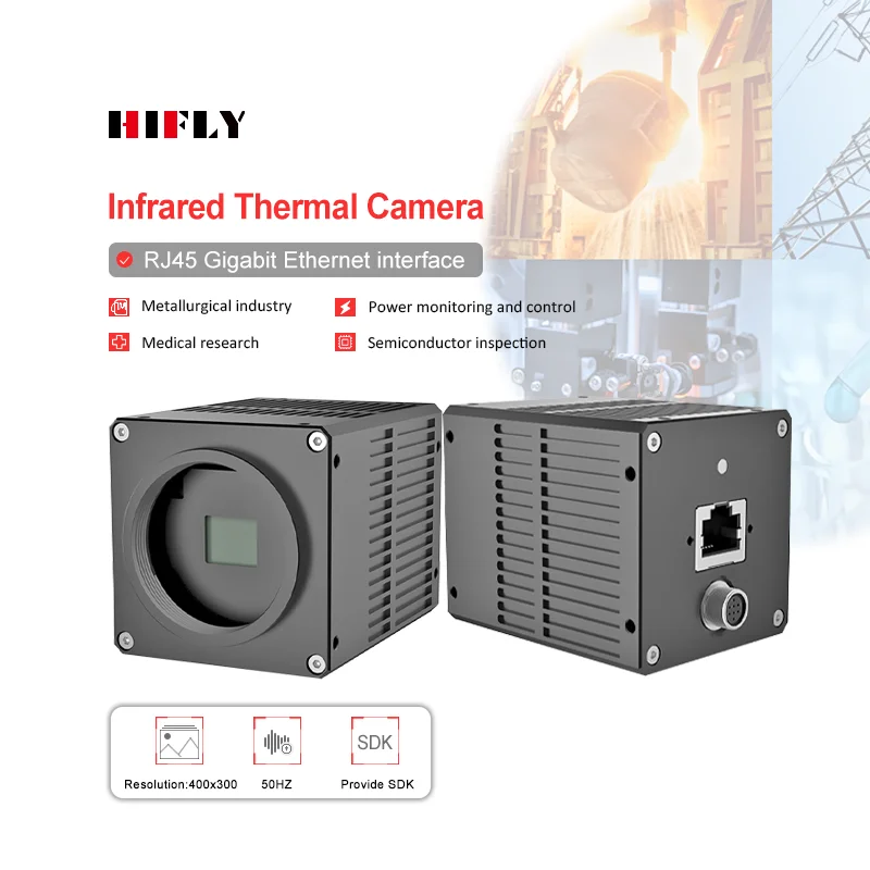 17um High-definition 400x300 LWIR Infrared Thermal Camera Heat Hot-wire Detector Night Vision Device